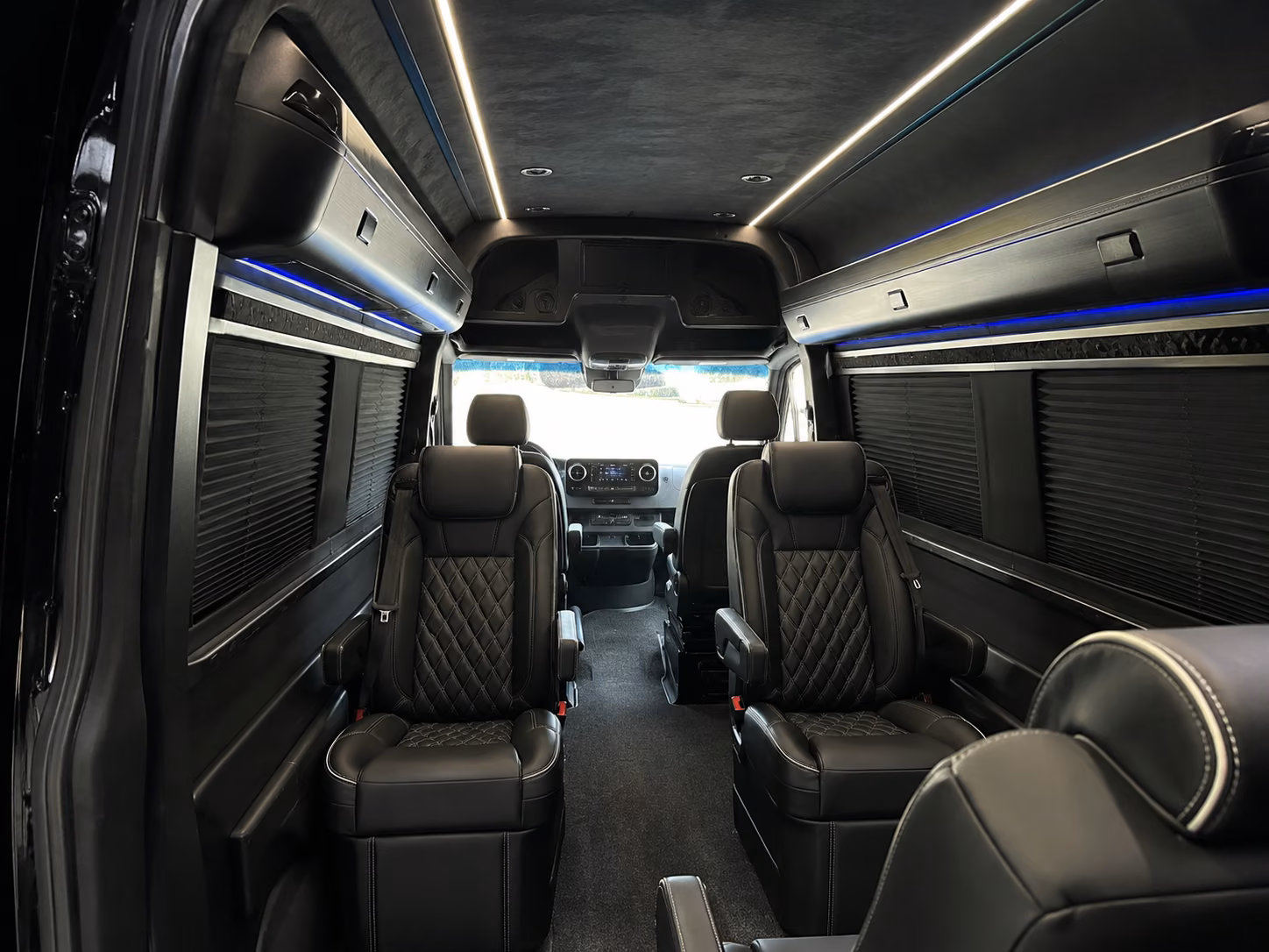 fresno 10 passenger sprinter van interior