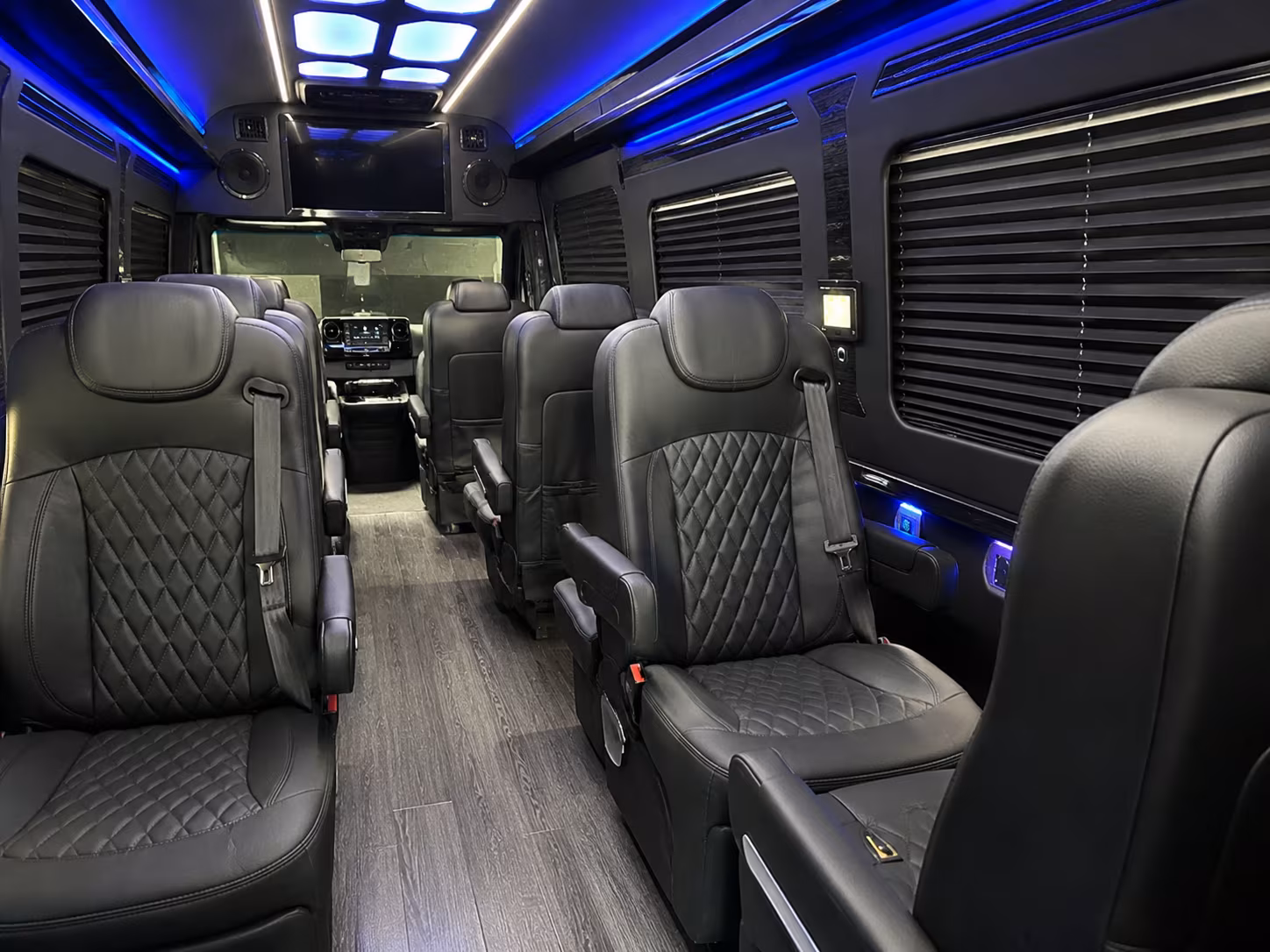 fresno 12 passenger sprinter van inside