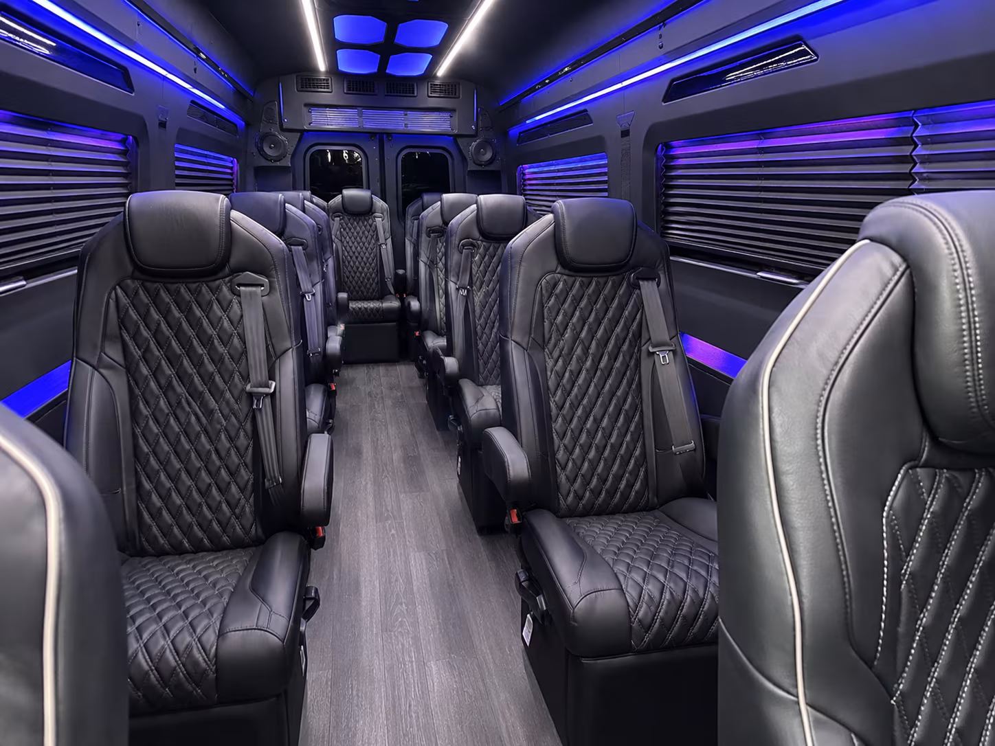 fresno 15 passenger sprinter van inside