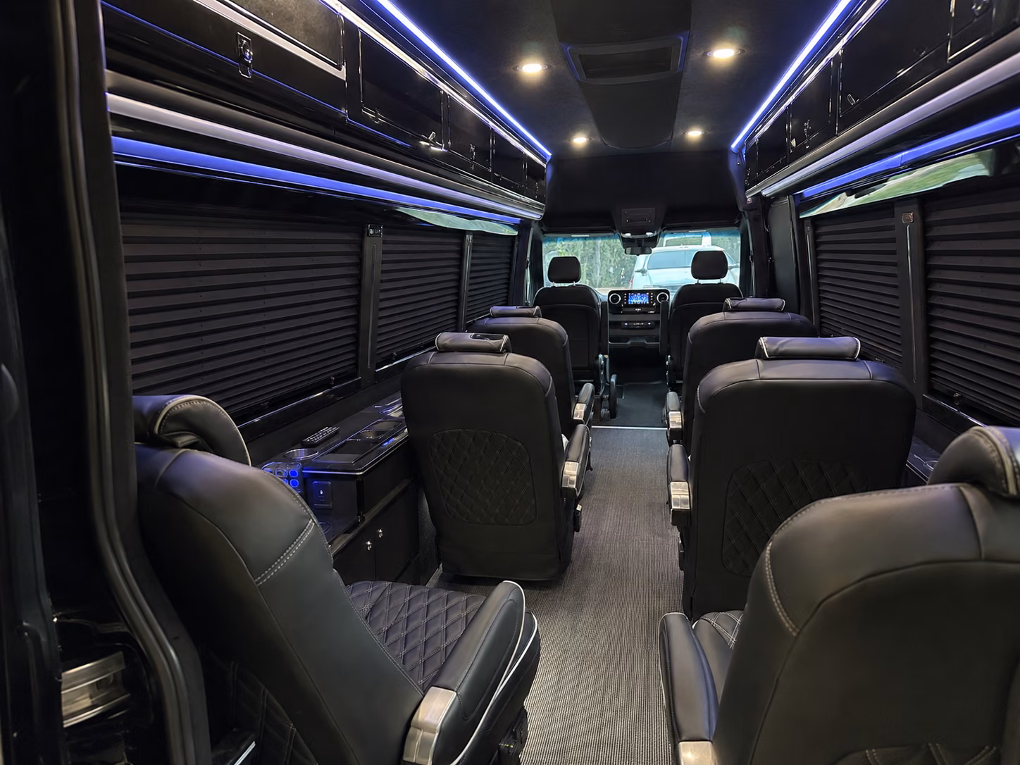 fresno 15 passenger sprinter van interior