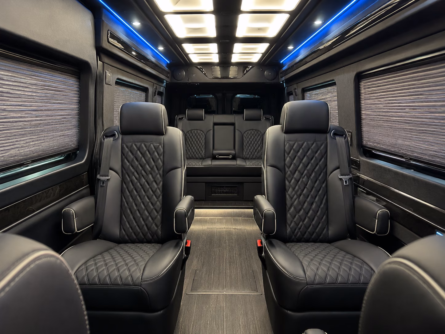 fresno 18 passenger sprinter van inside
