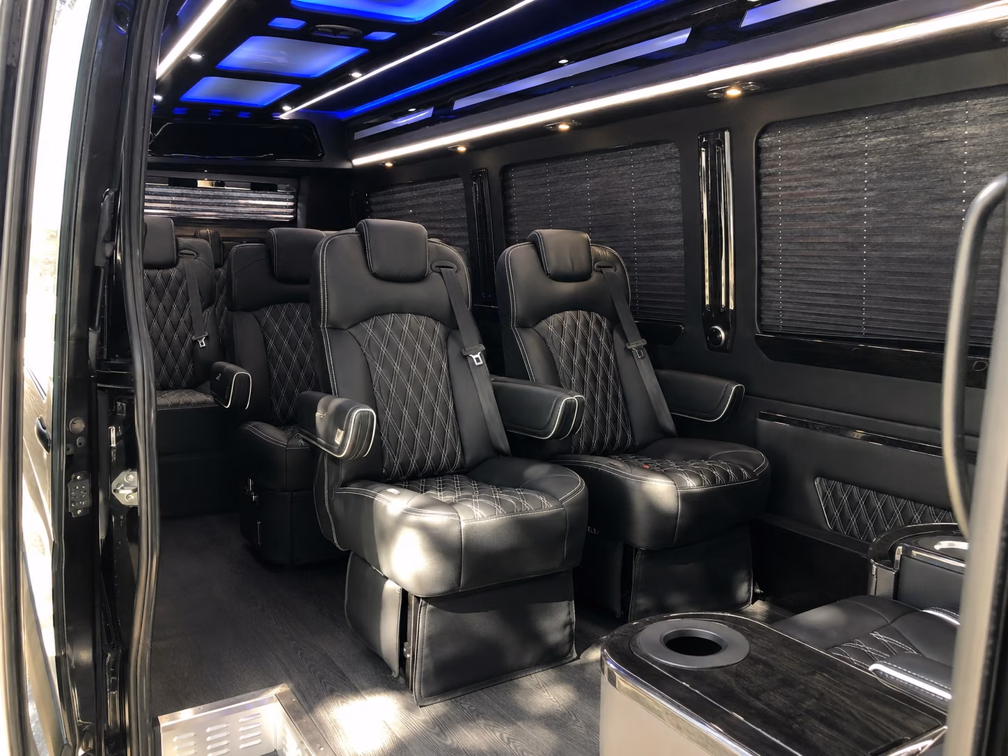 fresno 18 passenger sprinter van interior