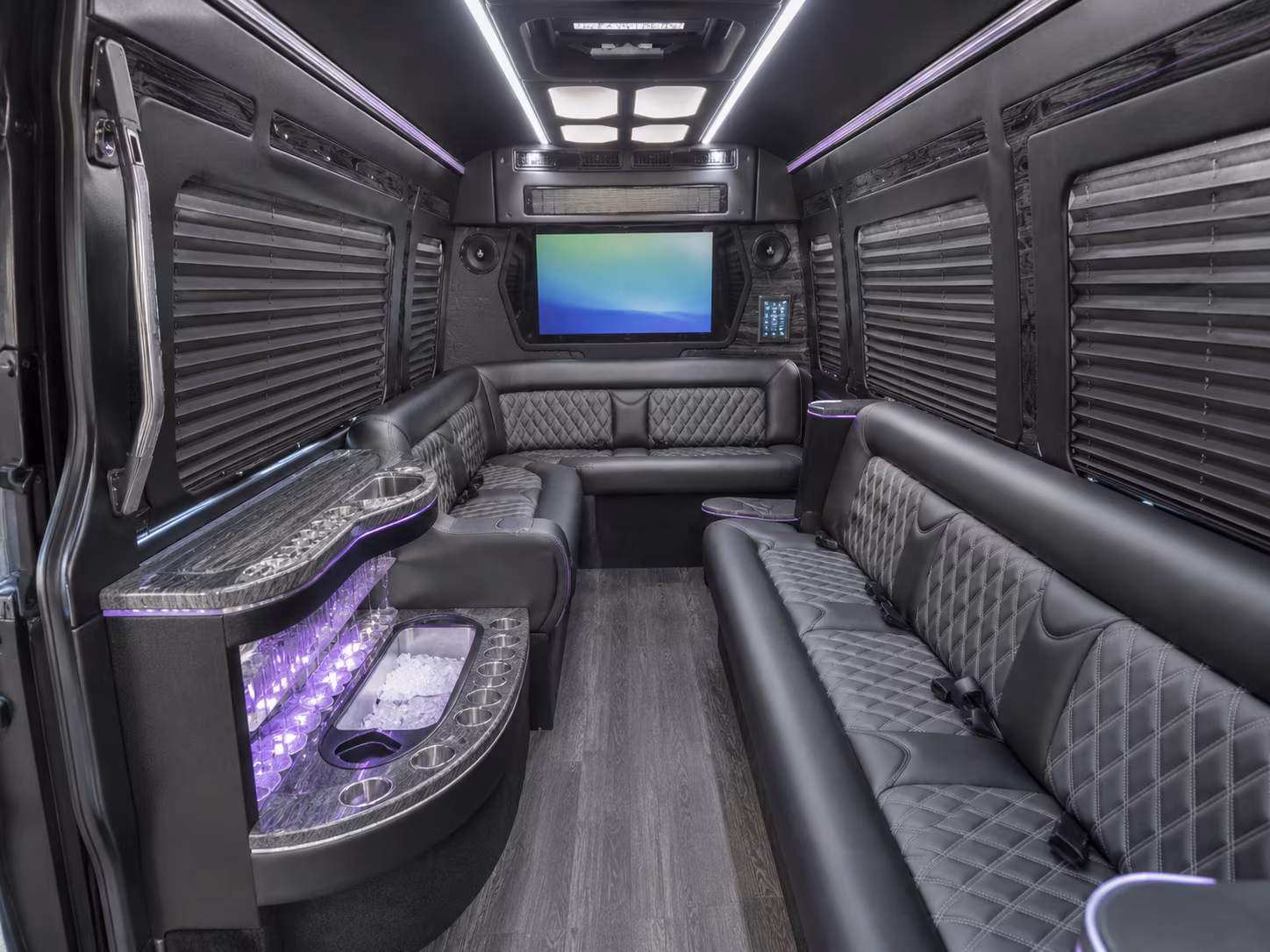 fresno sprinter limousine interior