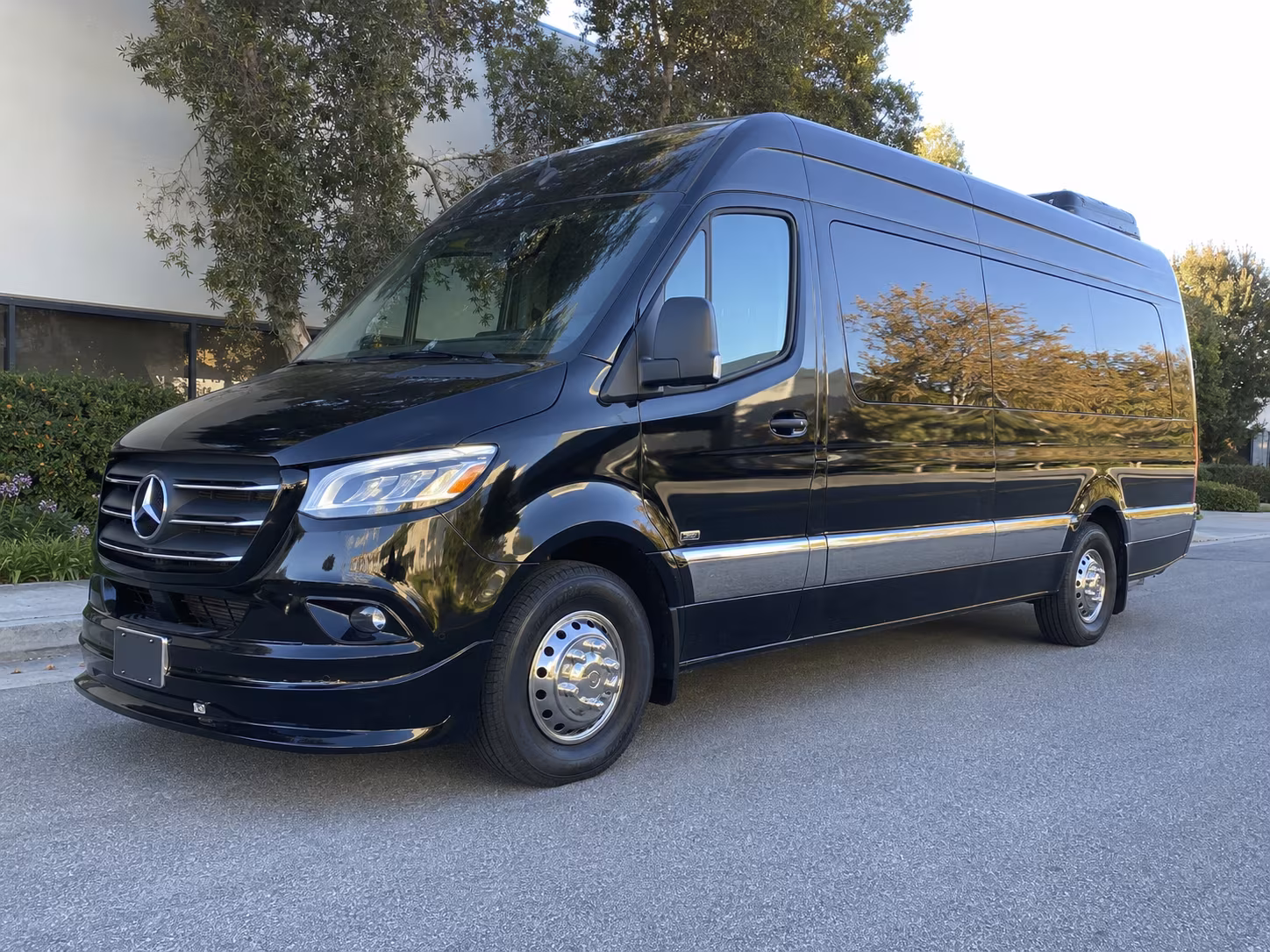 sprinter van rentals for parent coordinated prom group bookings in fresno
